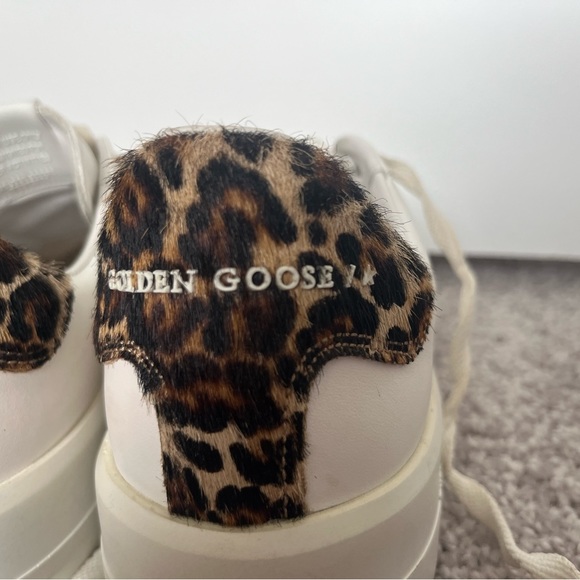 Golden Goode sneakers size 41, purestar with cheetah back heel tab - Picture 9 of 11
